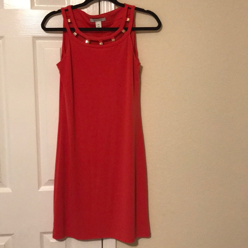 Orange dress! Great for summer!